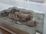 London  British Museum  ägyptisch Abteilung Toter der im Sand begraben wurde (GB).